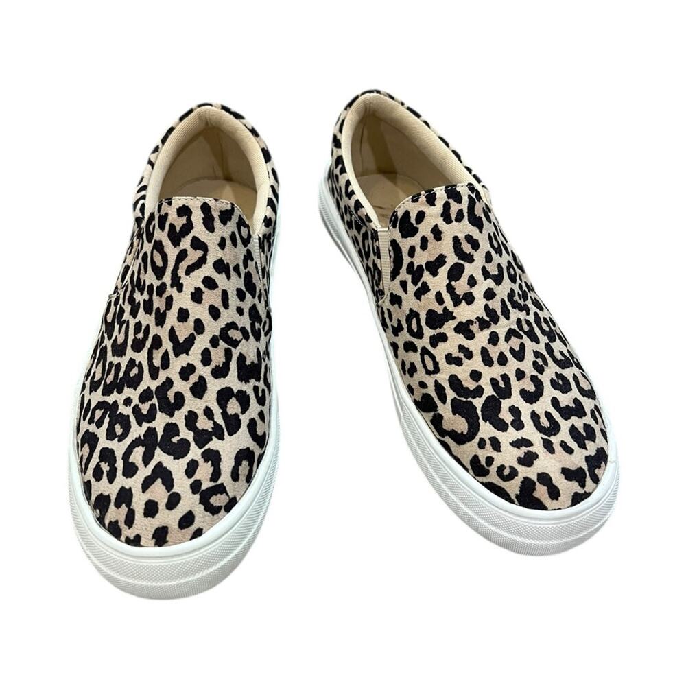 Matisse Leopard Slip-On Sneakers - Tan/Black